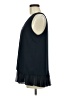 Banana Republic 100% Polyester Black Sleeveless Blouse Size M - photo 5