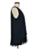 Banana Republic 100% Polyester Black Sleeveless Blouse Size M - photo 4