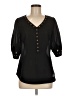 41Hawthorn Black 3/4 Sleeve Blouse Size M - photo 1