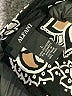 Alfani Paisley Black Long Sleeve Top Size L - photo 7