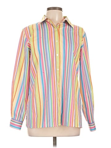 Foxcroft Long Sleeve Button-Down Shirt (view 1)