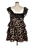 City Chic 100% Polyester Animal Print Black Cocktail Dress Size 16 Plus (S) - photo 2