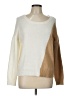 Cato Color Block Ivory Pullover Sweater Size L - photo 1