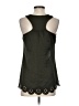 Wrapper 100% Polyester Green Sleeveless Blouse Size S - photo 2