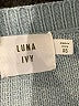 Luna Ivy Floral Blue Pullover Sweater Size XS - photo 7