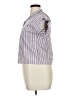 Unbranded Stripes Pink Short Sleeve Blouse Size XXL (estimated) - photo 5