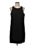 Oleg Cassini 100% Polyester Solid Black Cocktail Dress Size 2 - photo 1