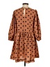 Blu Pepper Polka Dots Brown Casual Dress Size S - photo 2