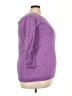Woman Within Polka Dots Purple Pullover Sweater Size 18 (L) - photo 4