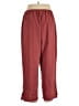 Citron Solid Red Silk Pants Size 1X - photo 2