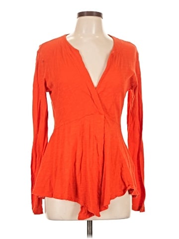 Left of Center Long Sleeve Blouse (view 1)