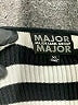 Major Label Group Stripes Ivory Turtleneck Sweater Size XL - photo 7