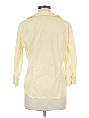 New York & Company 3/4 Sleeve Button-Down Shirt (view 2)