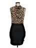 Assorted Brands Animal Print Black Cocktail Dress Size M - photo 1