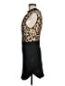 Assorted Brands Animal Print Black Cocktail Dress Size M - photo 5