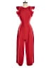 J.Crew Solid Red Jumpsuit Size 00 - photo 1