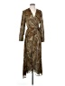 Nanushka 100% Polyester Paisley Brown Casual Dress Size S - photo 1