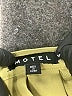 Motel Solid Tan Green Casual Skirt Size M - photo 4