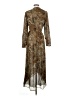 Nanushka 100% Polyester Paisley Brown Casual Dress Size S - photo 2
