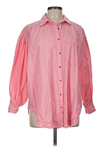 We the Free 3/4 Sleeve Button-Down Shirt (view 1)