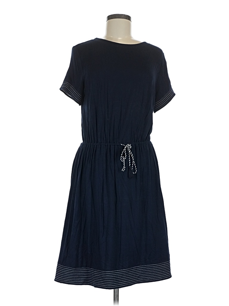 Pre-owned Ann Taylor Loft Casual Dress In Blue