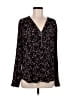 Express 100% Polyester Black Long Sleeve T-Shirt Size L - photo 1