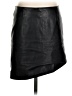 Ichi 100% Leather Black Leather Skirt Size 36 waist - photo 1