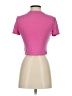Shein Pink Short Sleeve Turtleneck Size 4 - photo 2