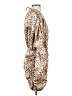 Unbranded 100% Polyester Animal Print Tan Cocktail Dress Size S - photo 4
