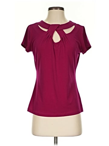 New York & Company Short Sleeve Blouse (view 1)