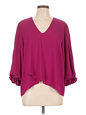 Karen Kane 3/4 Sleeve Blouse (view 1)