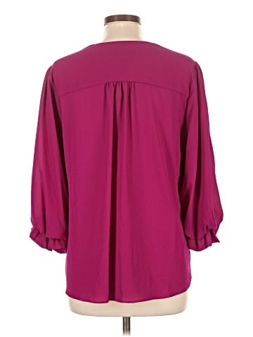 Karen Kane 3/4 Sleeve Blouse (view 2)