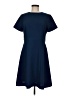 Ann Taylor Solid Blue Casual Dress Size 6 - photo 1