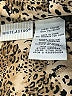 White Stag 100% Polyester Animal Print Brown Long Sleeve Blouse Size 0 - photo 7