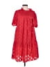 Donna Morgan 100% Polyester Hearts Red Casual Dress Size 10 - photo 1