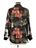 Shein 100% Polyester Floral Black Long Sleeve Blouse Size 6 - photo 2