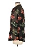 Shein 100% Polyester Floral Black Long Sleeve Blouse Size 6 - photo 5