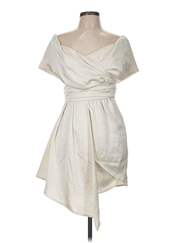 Pre-owned Lulus Cocktail Dress In Ivory