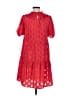 Donna Morgan 100% Polyester Hearts Red Casual Dress Size 10 - photo 2
