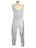 Ambiance Solid Gray Jumpsuit Size L - photo 2