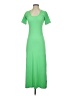 Assorted Brands Solid Green Casual Dress Size S - photo 1