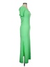 Assorted Brands Solid Green Casual Dress Size S - photo 4