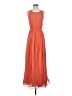 Point 100% Polyester Orange Casual Dress Size S - photo 1