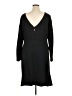 Violeta by Mango Solid Black Casual Dress Size XL - photo 2