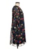 Calvin Klein 100% Polyester Floral Black Casual Dress Size 6 - photo 4