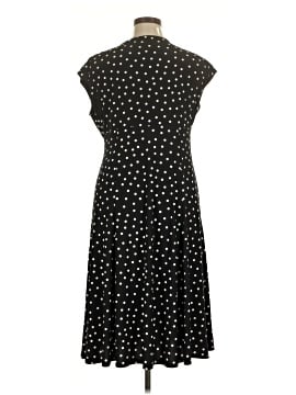 black dress with lace hem L'agence Fenna Silk Lace Dress In Black main image 1