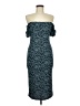 Missguided Animal Print Blue Cocktail Dress Size 8 - photo 1