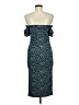Missguided Animal Print Blue Cocktail Dress Size 8 - photo 2