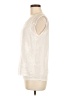 Angela Moda Ivory Sleeveless Blouse Size M - photo 5