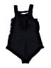 Unbranded Floral Black One Piece Swimsuit Size 16 (estimated) - photo 2